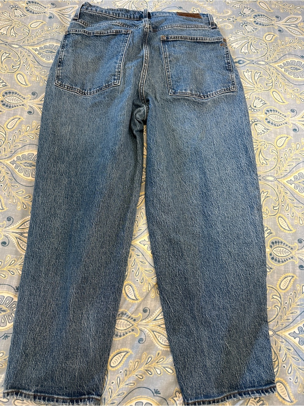 Madewell Relaxed Balloon Indigo Blue Jeans
